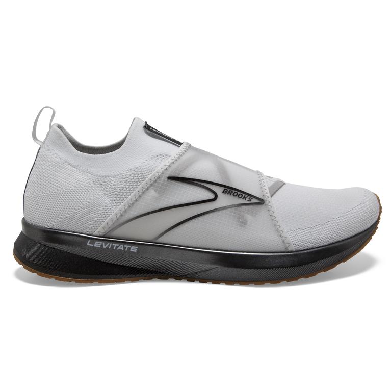 Brooks Levitate 4 LE Men's Road Running Shoes - White/Black/Tan (65429-SBKO)